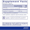 L-Tryptophan supplement facts, 1,000 mg TryptoPure L-tryptophan and vitamin B6 per 2 capsules, 90 servings
