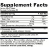 Glucosamine Sulfate supplement facts, 1.5 g D-glucosamine sulfate and 90 mg vitamin C per 3 tablets