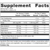 Supplement facts panel for Meta-Sitosterol 2.0