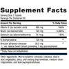 GlutaClear supplement facts with vitamin C, niacin, selenium, N-acetylcysteine and broccoli seed extract per 2 tablets