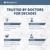 Metagenics trusted by doctors graphic with four quality icons