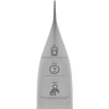 Side view of gray Elemental Diet pouch with mix, stir and drink icons