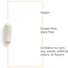 GABA capsule with vegan, gluten-free and dairy-free callouts