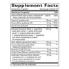 EHB supplement facts panel, 3 capsule serving, 20 servings