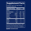 ConcenTrace Trace Mineral Drops supplement facts panel