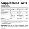 Magnesium Gummies supplement facts, 84 mg magnesium citrate per gummy, natural watermelon flavor