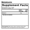 Melatonin supplement facts with 1 mg per pump