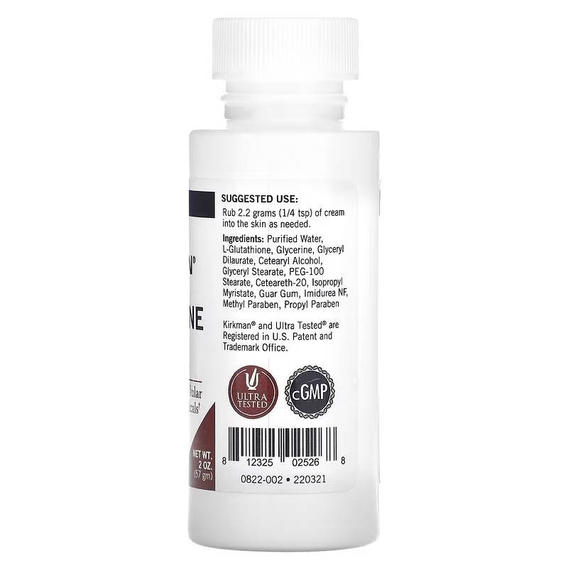 l glutathione cream uses Kirkman Professional Glutathione Cream