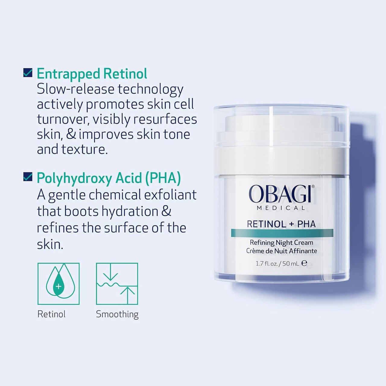 Obagi Retinol + PHA Refining Night Cream