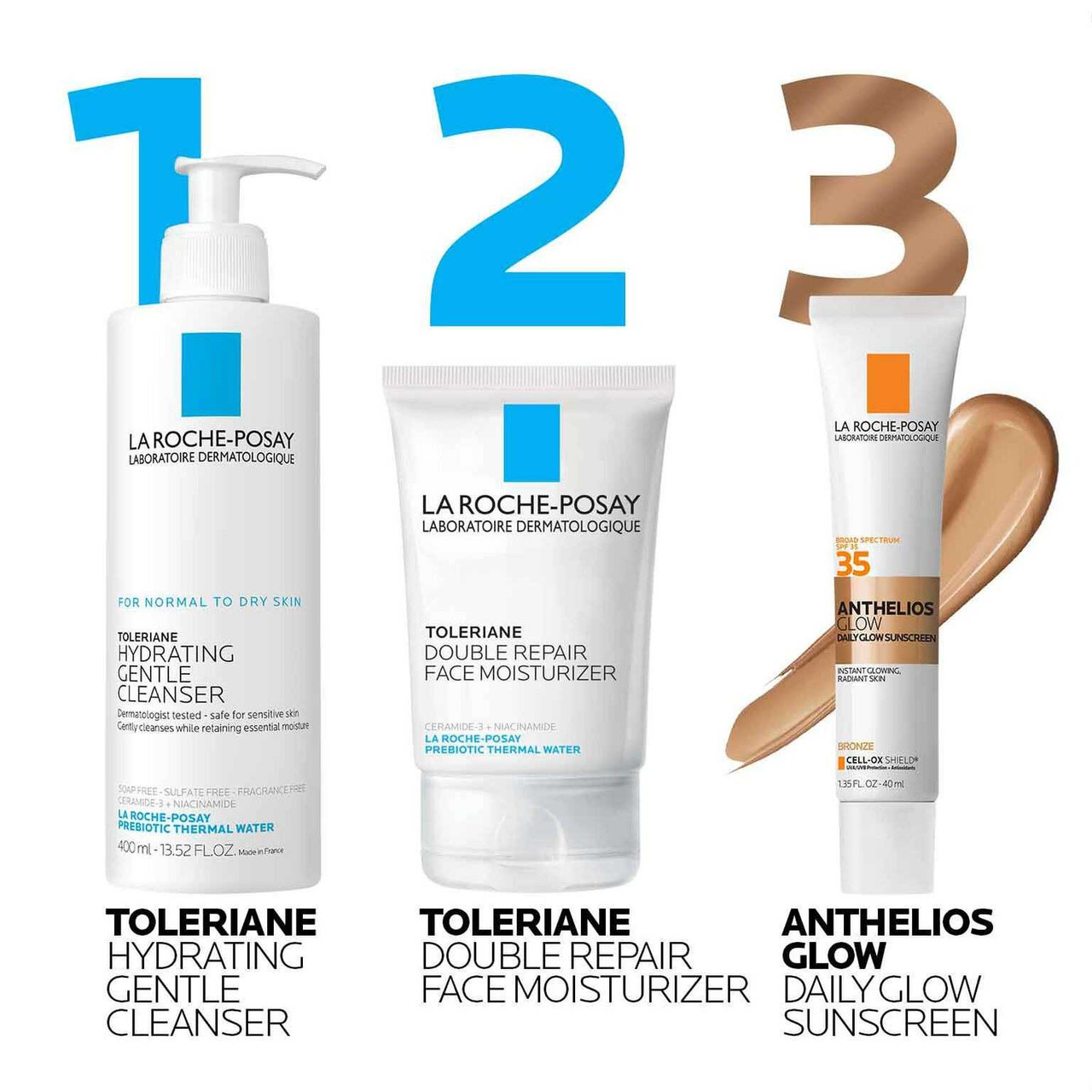ホシ ラキドロ FACE THE SUN La Roche Posay Anthelios Glow Face Sunscreen SPF 35