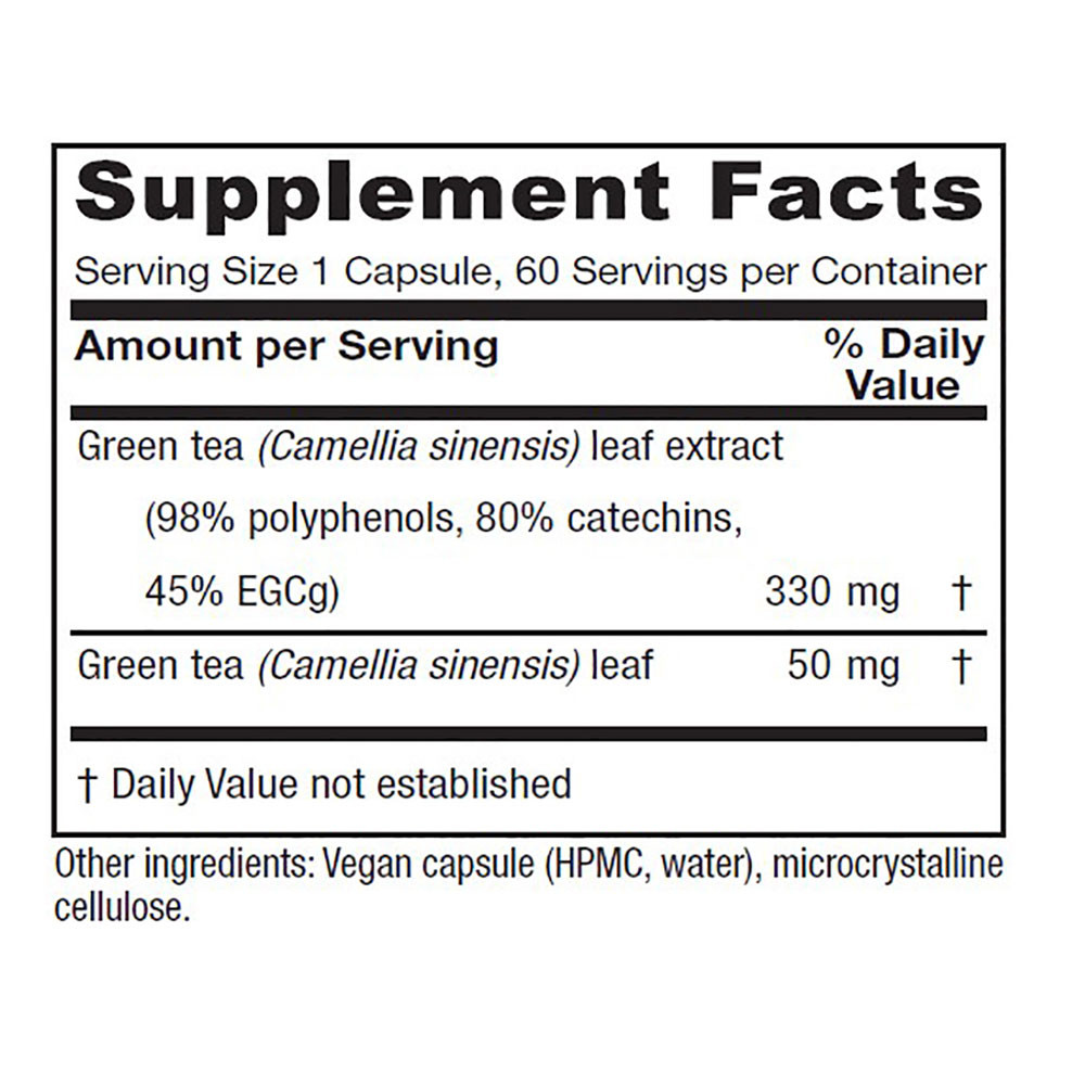 Vitanica Green Tea - 60 Capsules