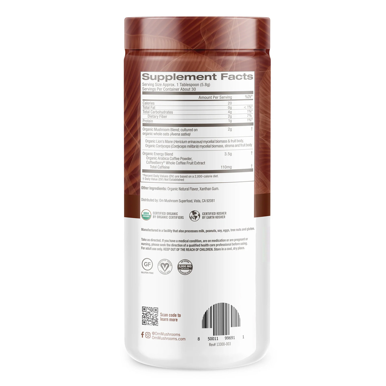 Om Mushroom Coffee Blend - 6.24 Ounces