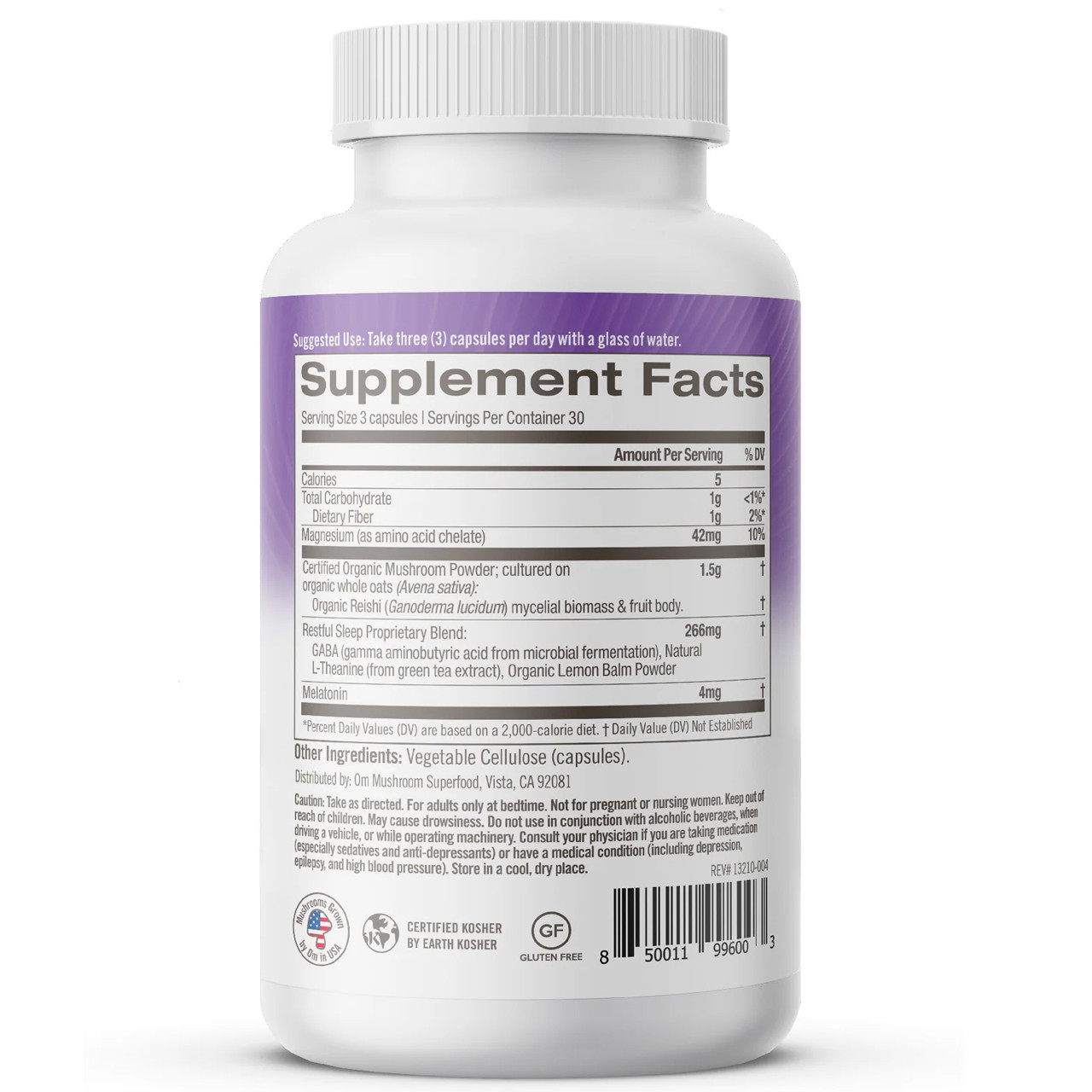 Om Mushroom Sleep Mushroom Superfood - 90 capsules