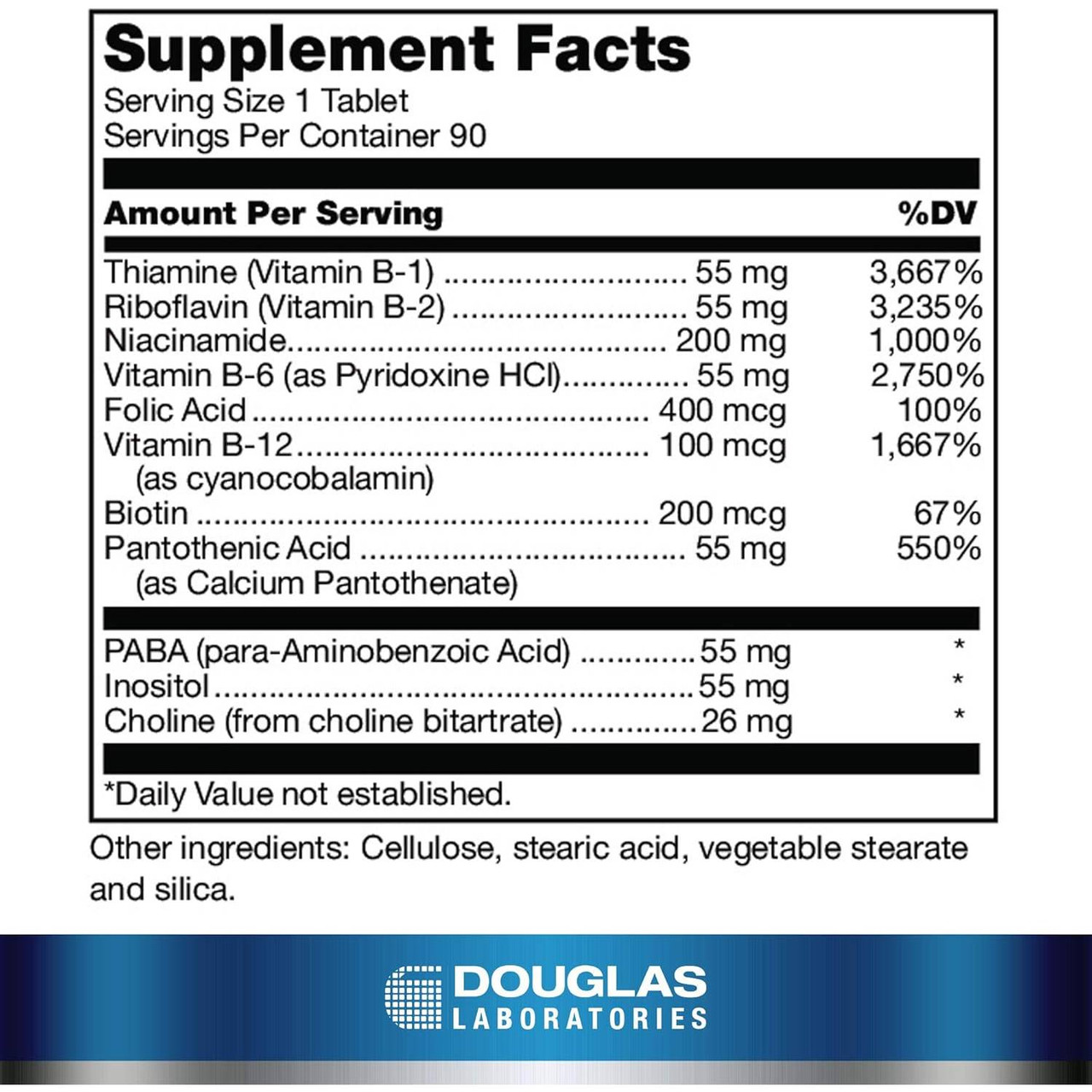 Douglas Labs Stress-B-Plus - 90 Tablets