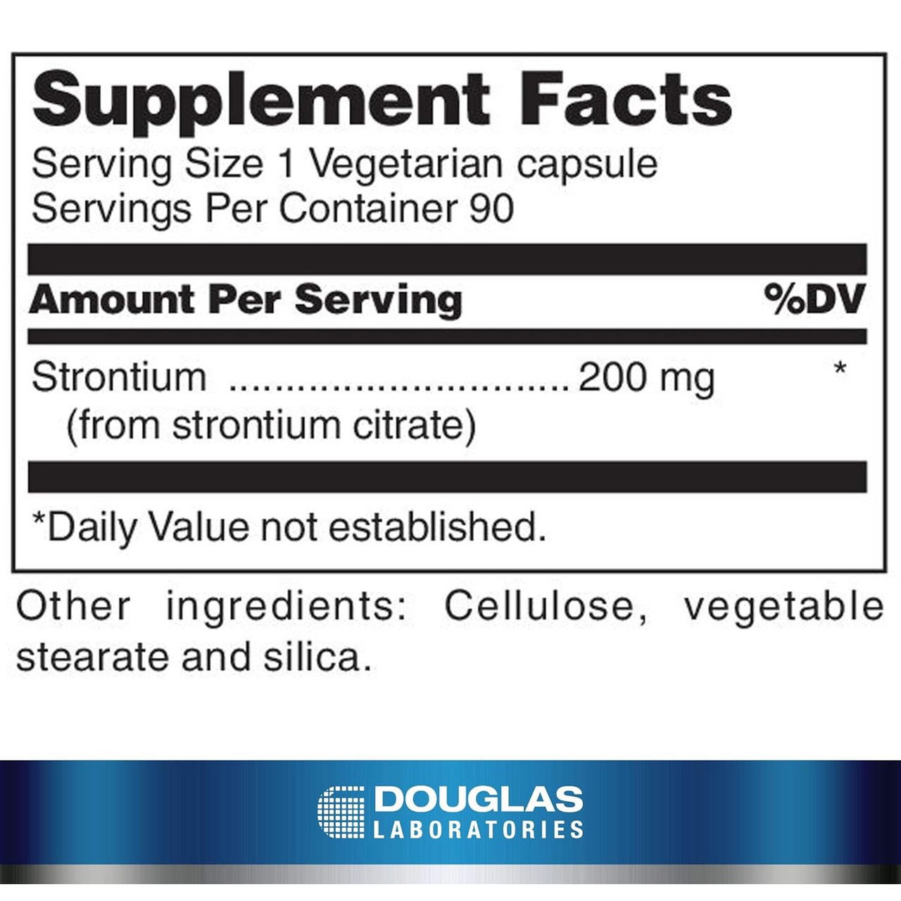 Douglas Labs Strontium - 90 Capsules