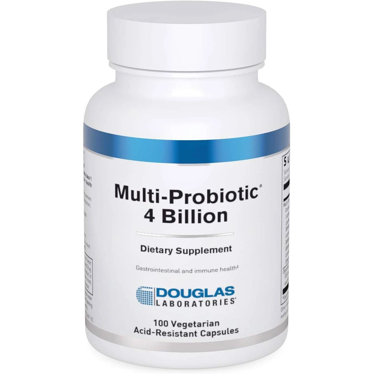Douglas Labs Multi-Probiotic 4 Billion 100 vegetarian capsule bottle