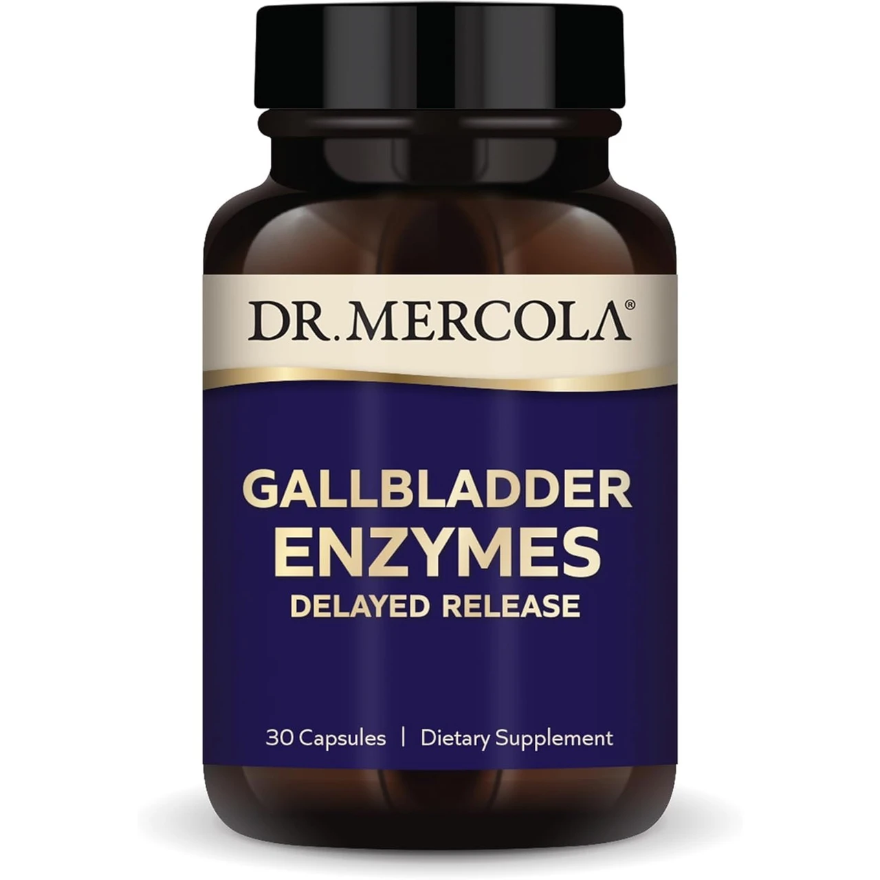 Dr. Mercola Gallbladder Enzymes Delayed Release 30 capsule bottle
