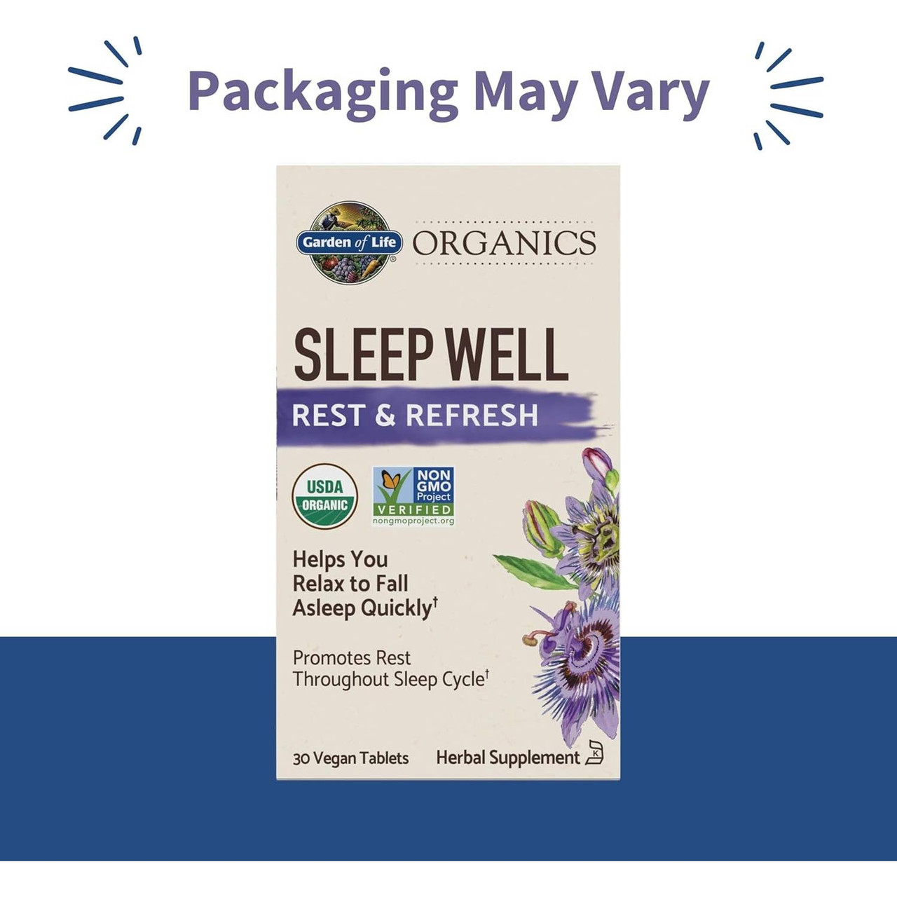 Garden of Life mykind Organics Herbal Sleep Well - 30 Tablets