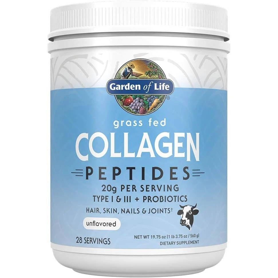 Garden of Life Grass Fed Collagen Peptides unflavored 560 g tub