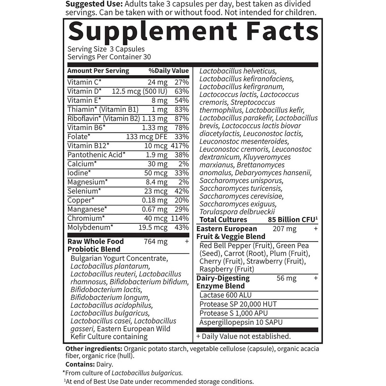 Garden of Life RAW Probiotics Women - 90 Capsules