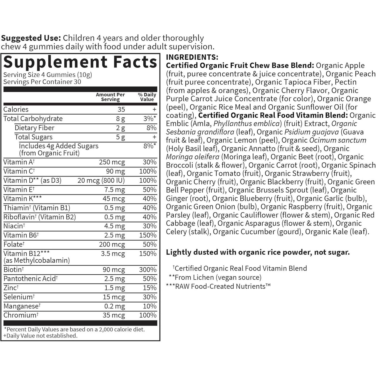 Garden of Life mykind Organics Kids Gummy Multi - Cherry - 120 Gummies