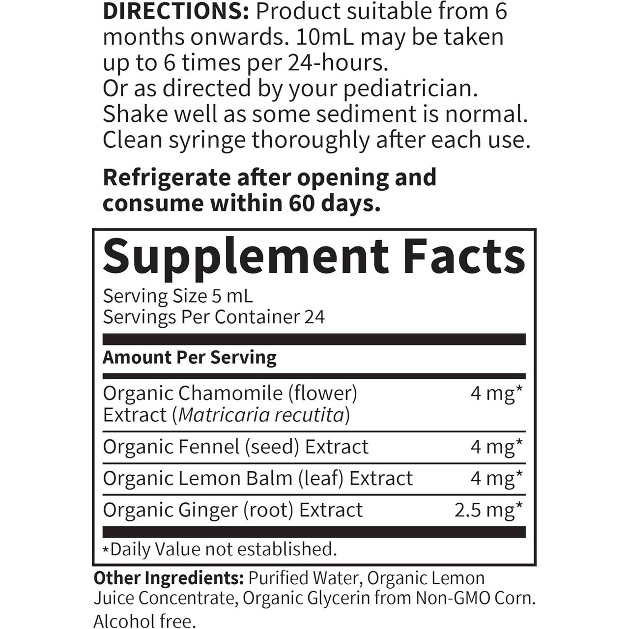 Garden of Life Baby Gripe Water - 120 Milliliters