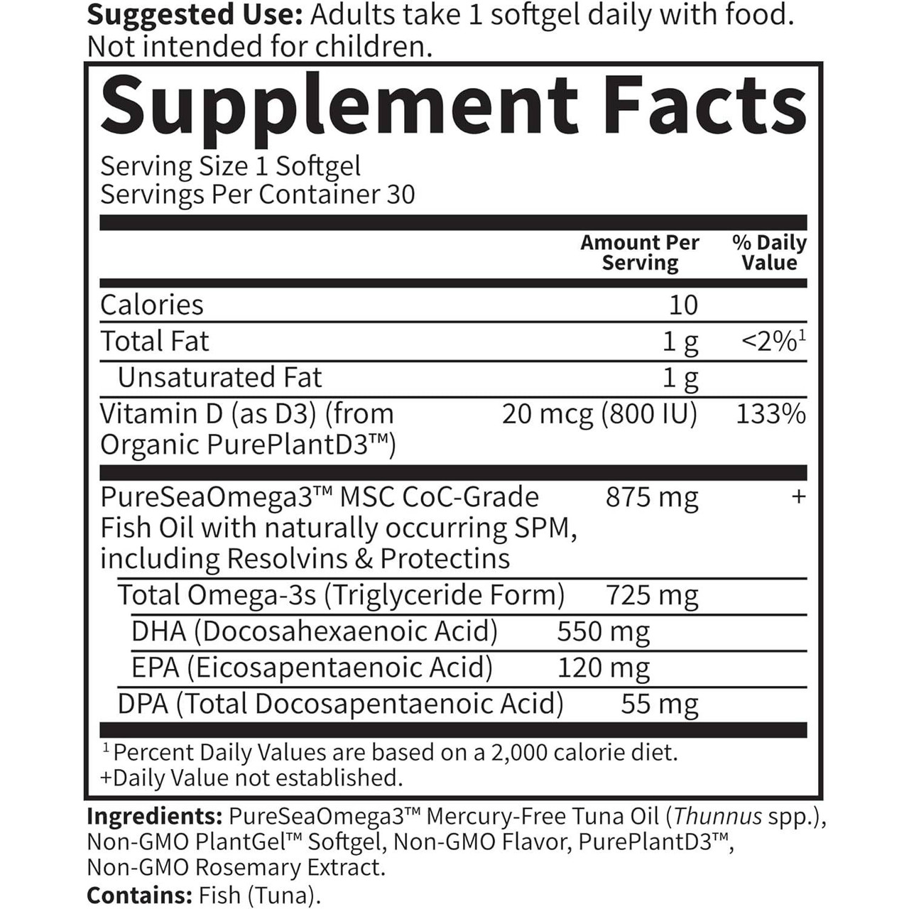 Garden of Life Dr. Formulated Prenatal DHA - 30 Softgels