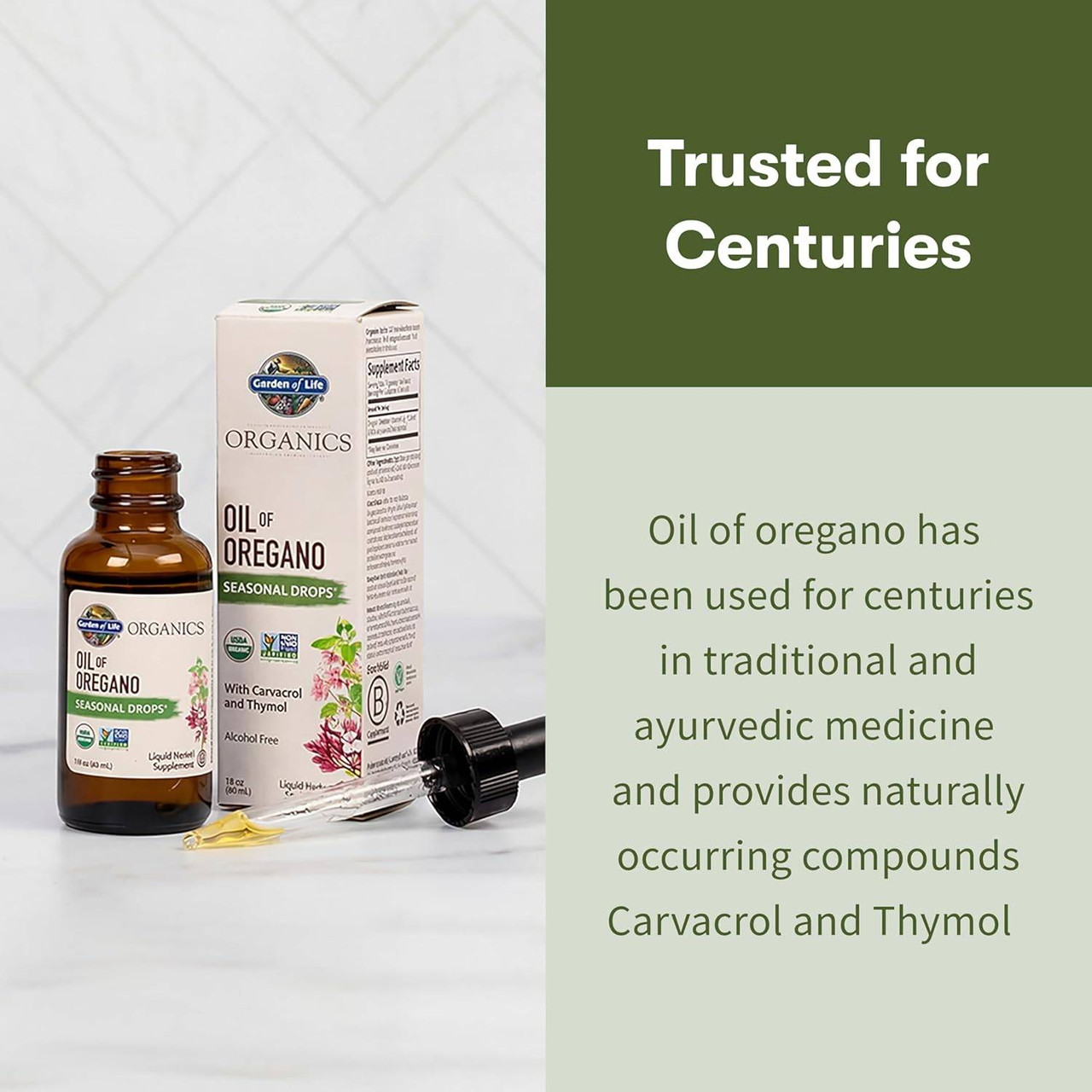 Garden of Life mykind Organics Herbal Oil of Oregano - 1 Ounce