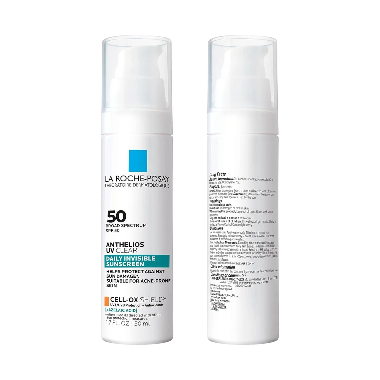 La Roche-Posay Anthelios UV Clear Daily Invisible Sunscreen SPF 50
