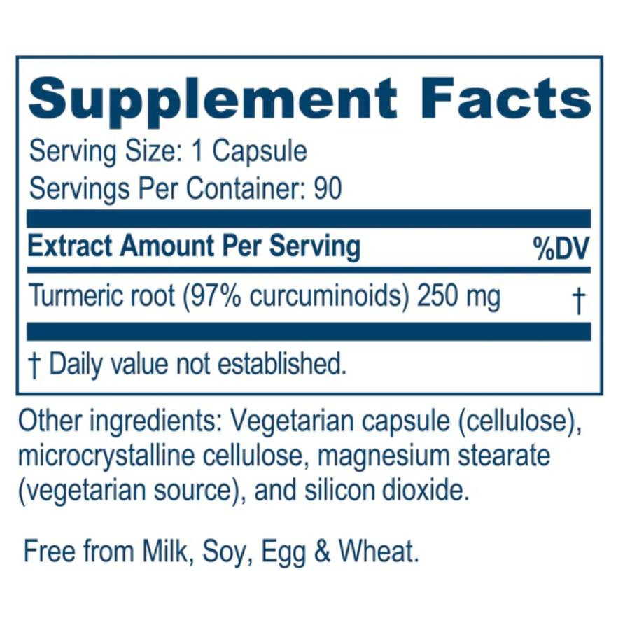 Ayush Herbs Curcumin 97 - 90 Capsules