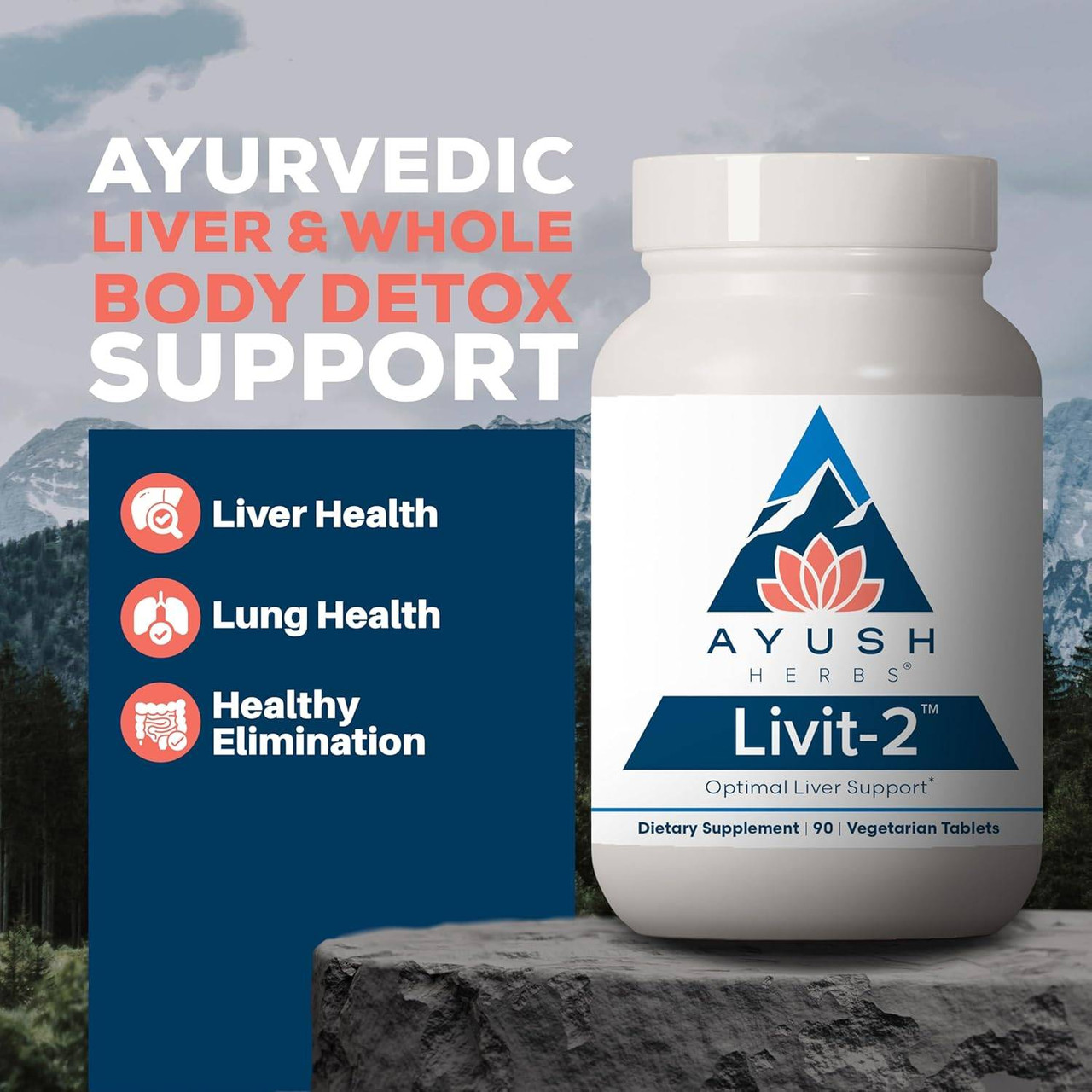 Ayush Herbs Livit-2 500mg - 90 Tablets