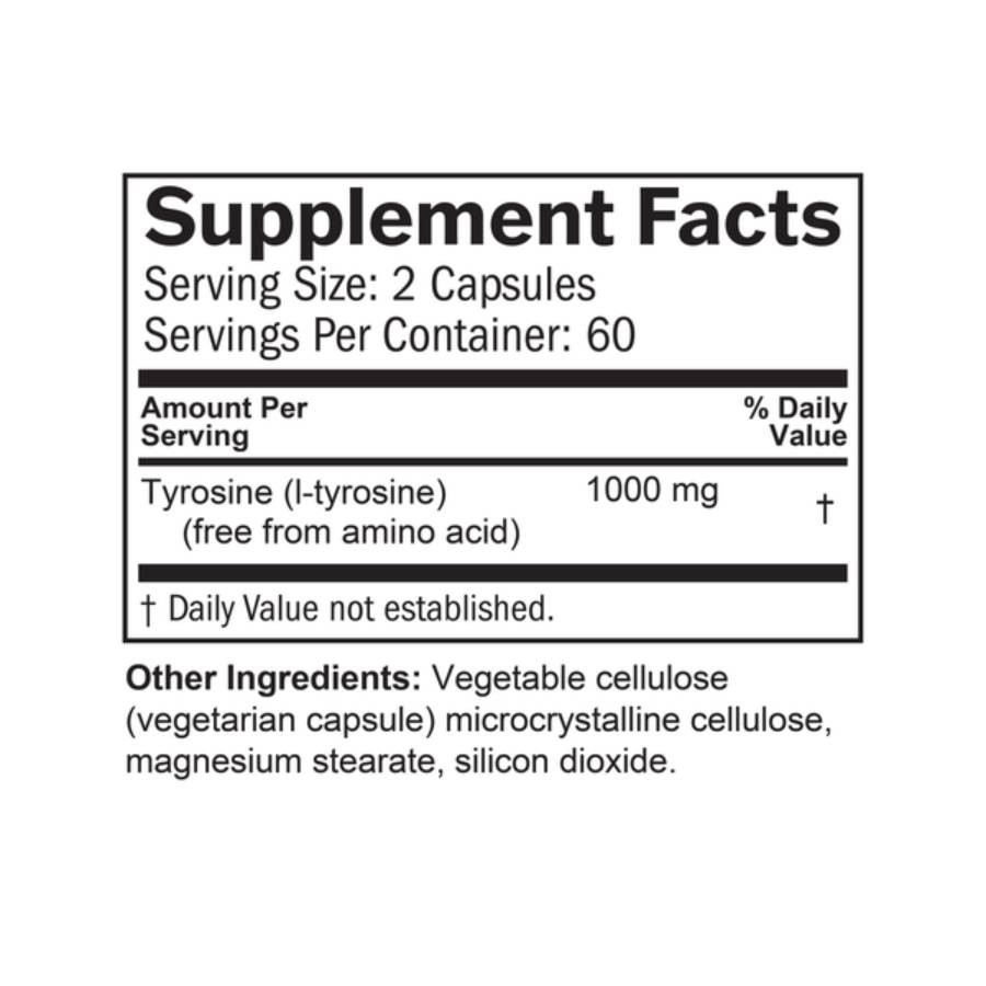 BrainMD Tyrosine - 120 Capsules