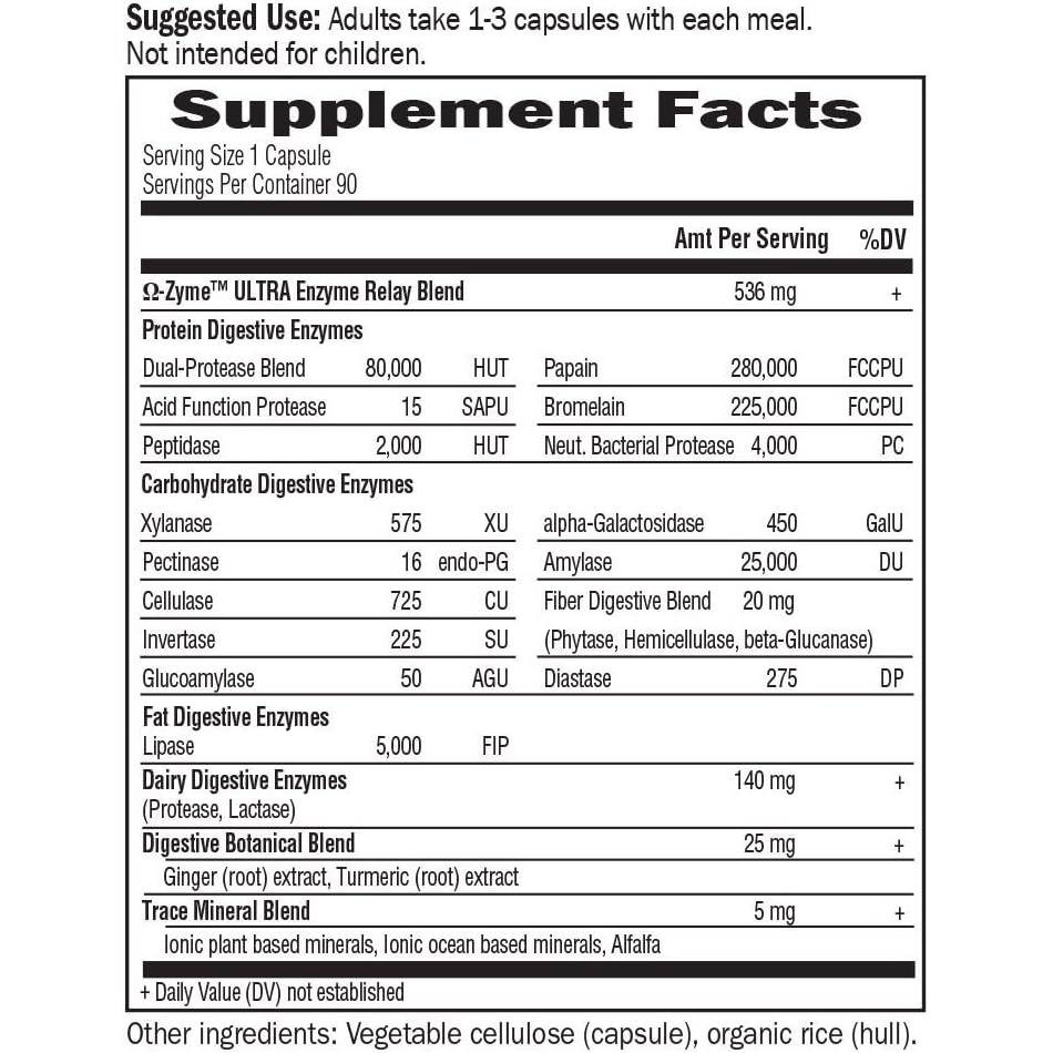 Garden of Life Omega Zyme Ultra - 90 capsules
