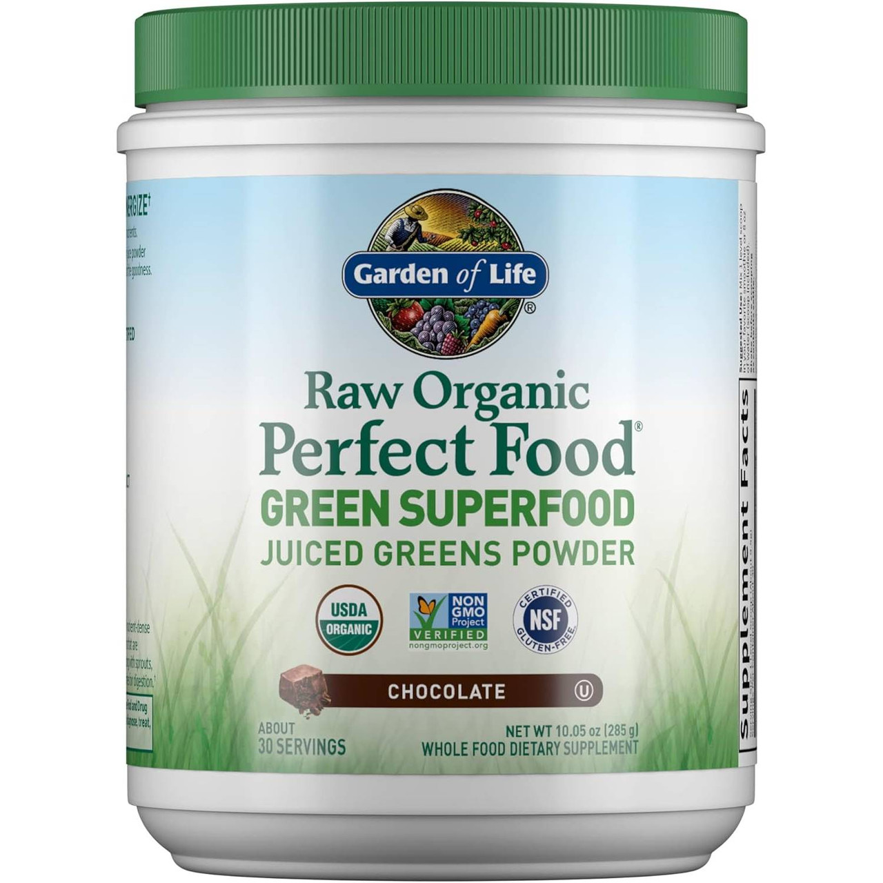 Garden of Life Perfect Food Raw-Real Raw Chocolate Cacao Powder - 285 Grams GRLF17098 48.99