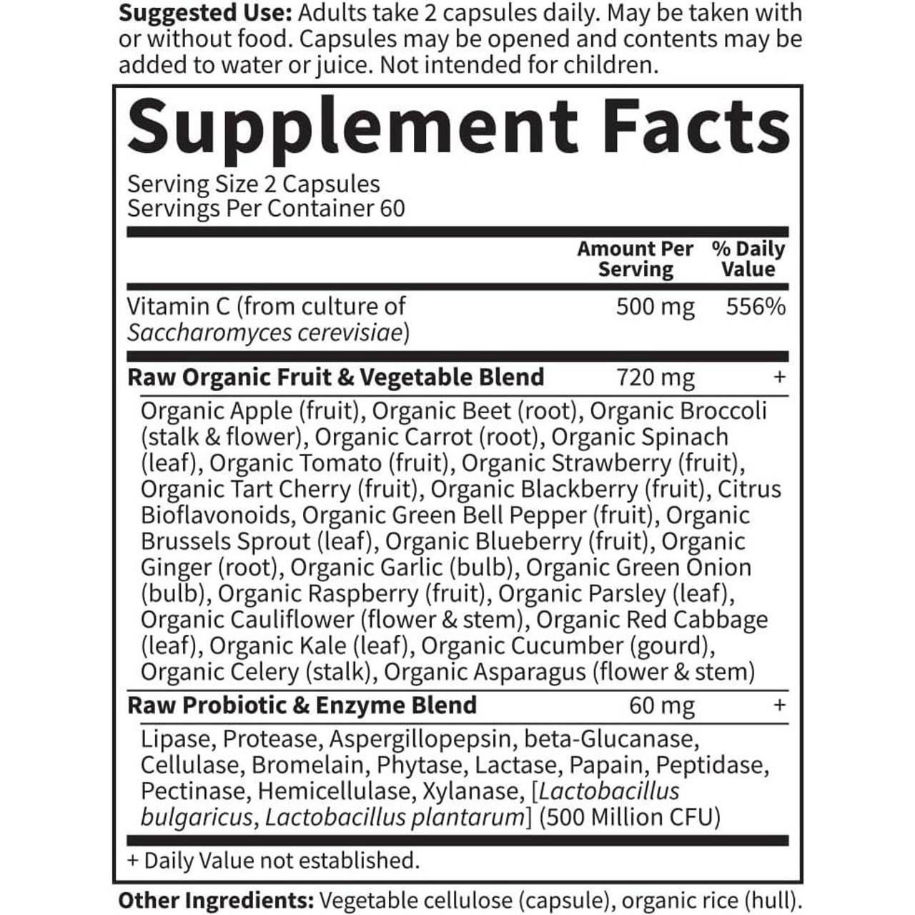 Garden of Life Vitamin Code RAW Vitamin C - 120 capsules