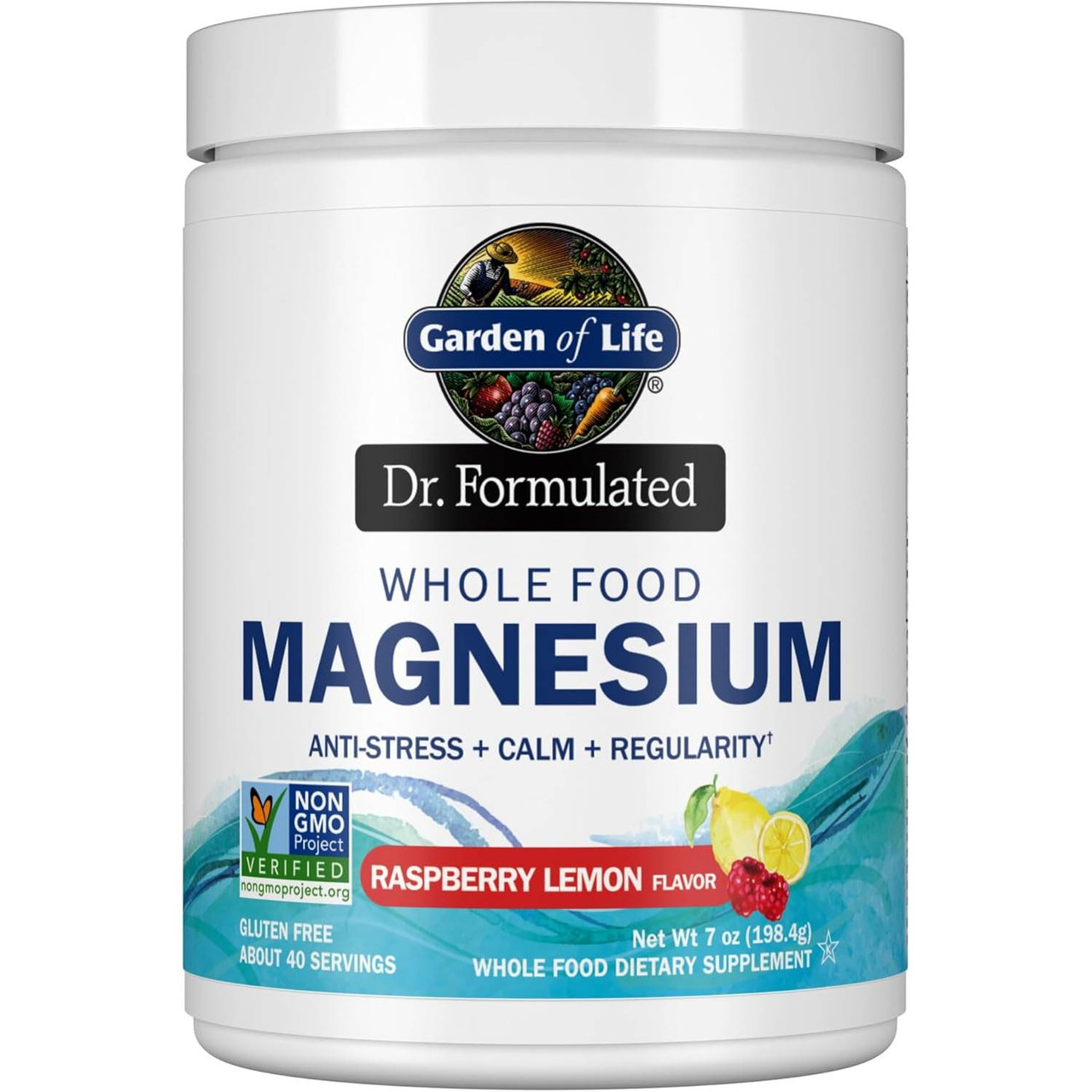 Garden of Life Dr. Formulated Whole Food Magnesium Raspberry-Lemon GRLF-DFWFMR 24.99