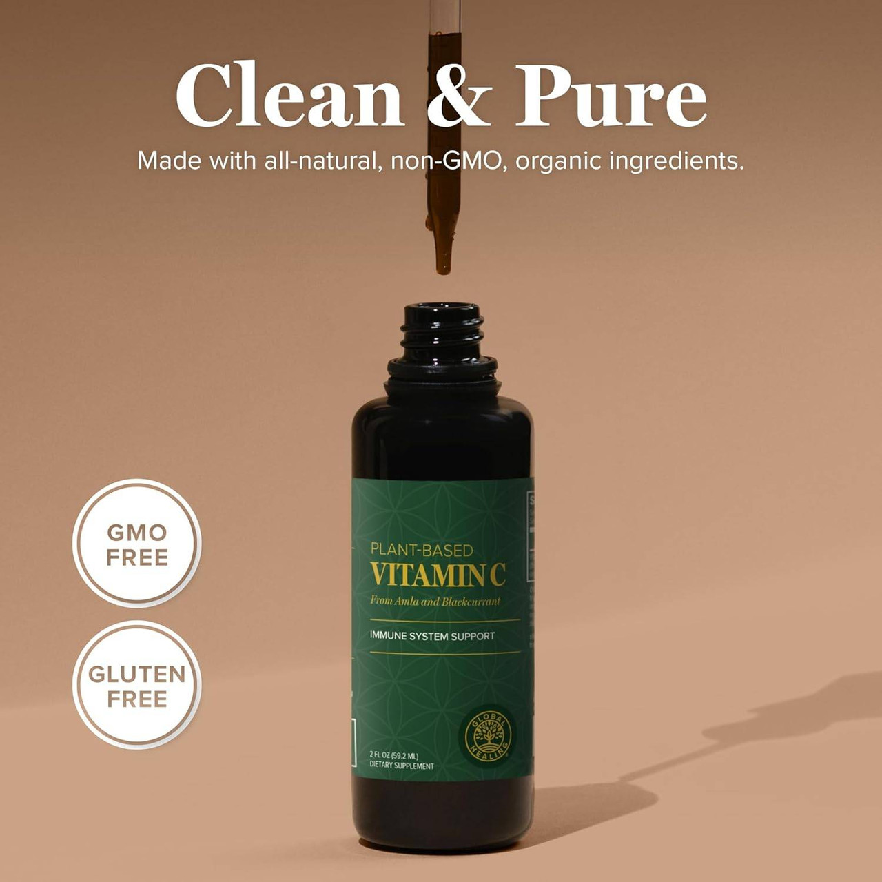 Global Healing Center Vitamin C - 59.2 Milliliters