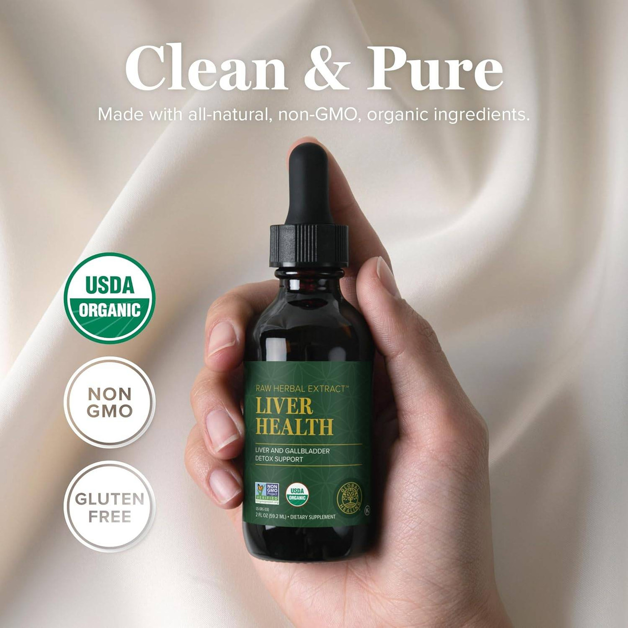 Global Healing Center Liver Health - 59.2 Milliliters