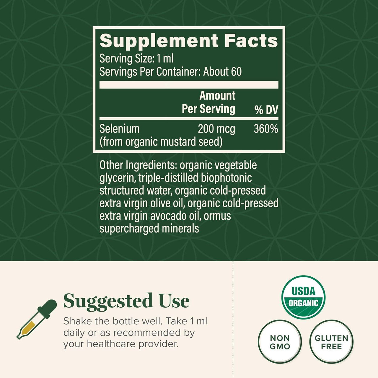 Global Healing Center Liquid Selenium - 59.2 Milliliters