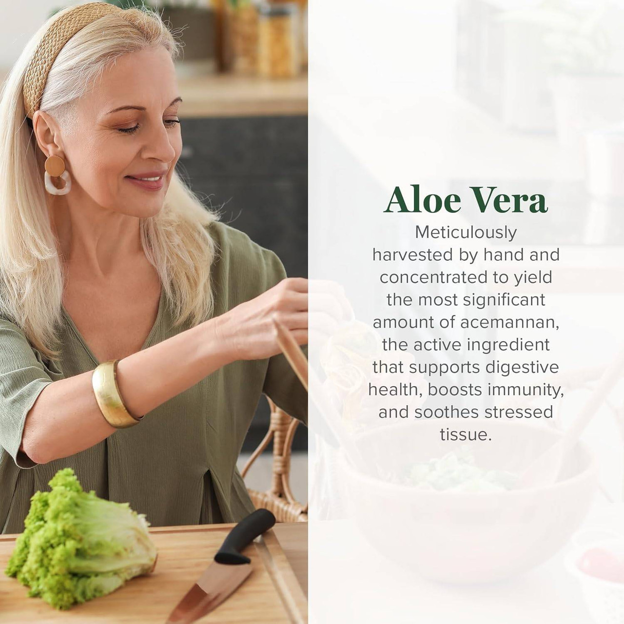 Global Healing Center Aloe Vera - 60 Capsules