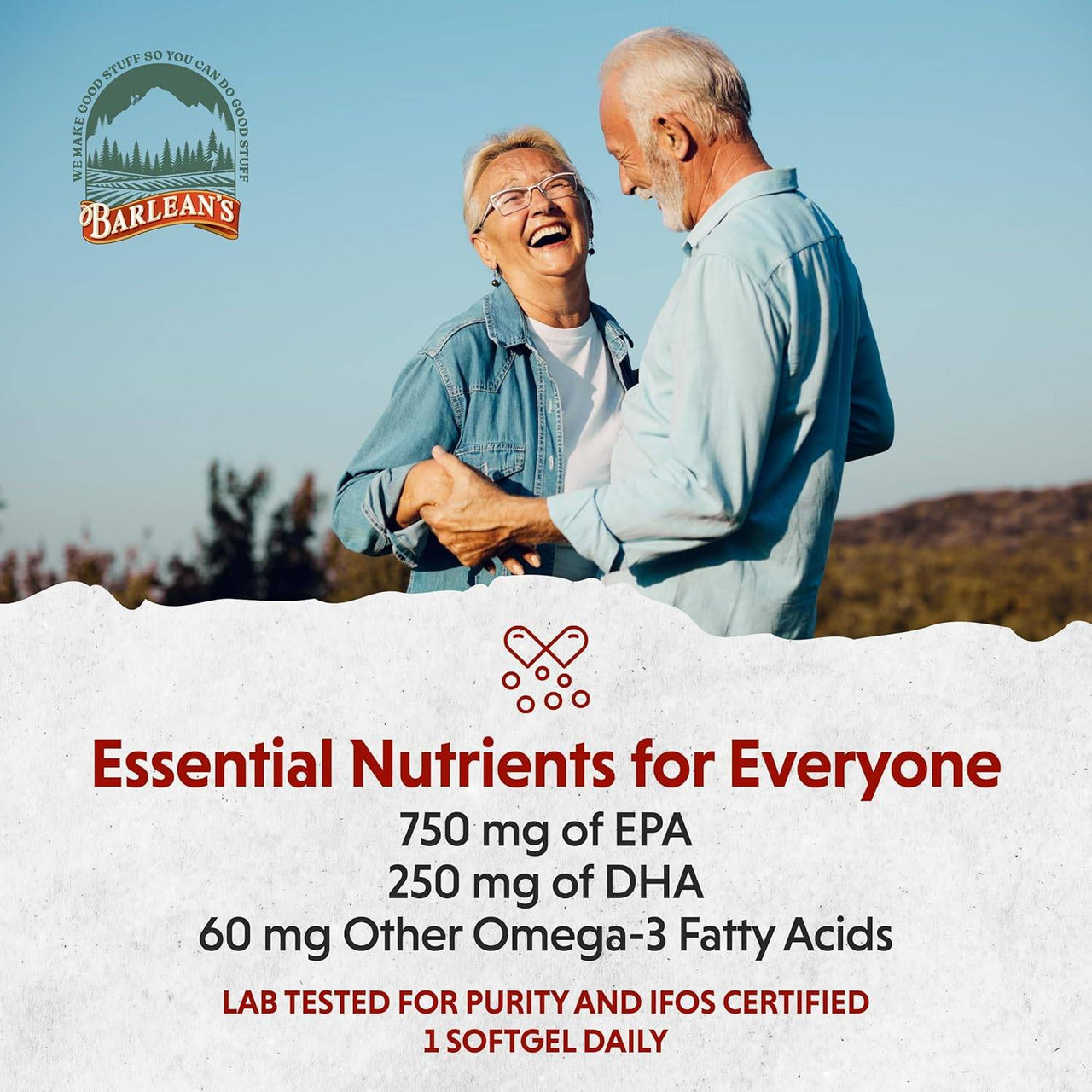 Barlean's Organic Oils Ideal Omega3 - 60 Softgels