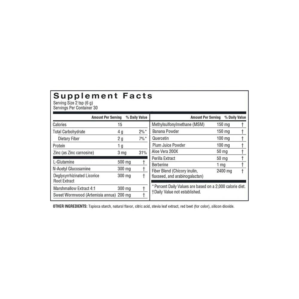 Intestinal Repair Mixed Berry supplement facts
