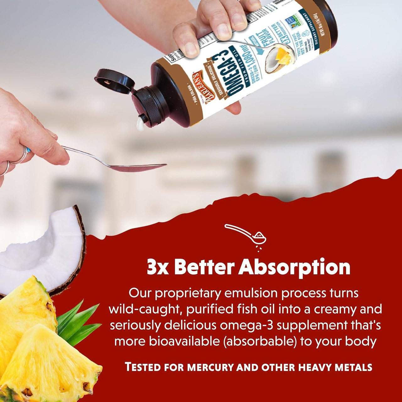 Barlean's Organic Oils Seriously Delicious Pina Colada - 454 Grams