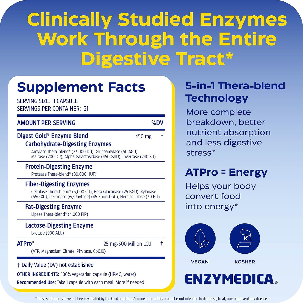 Enzymedica Digest Gold