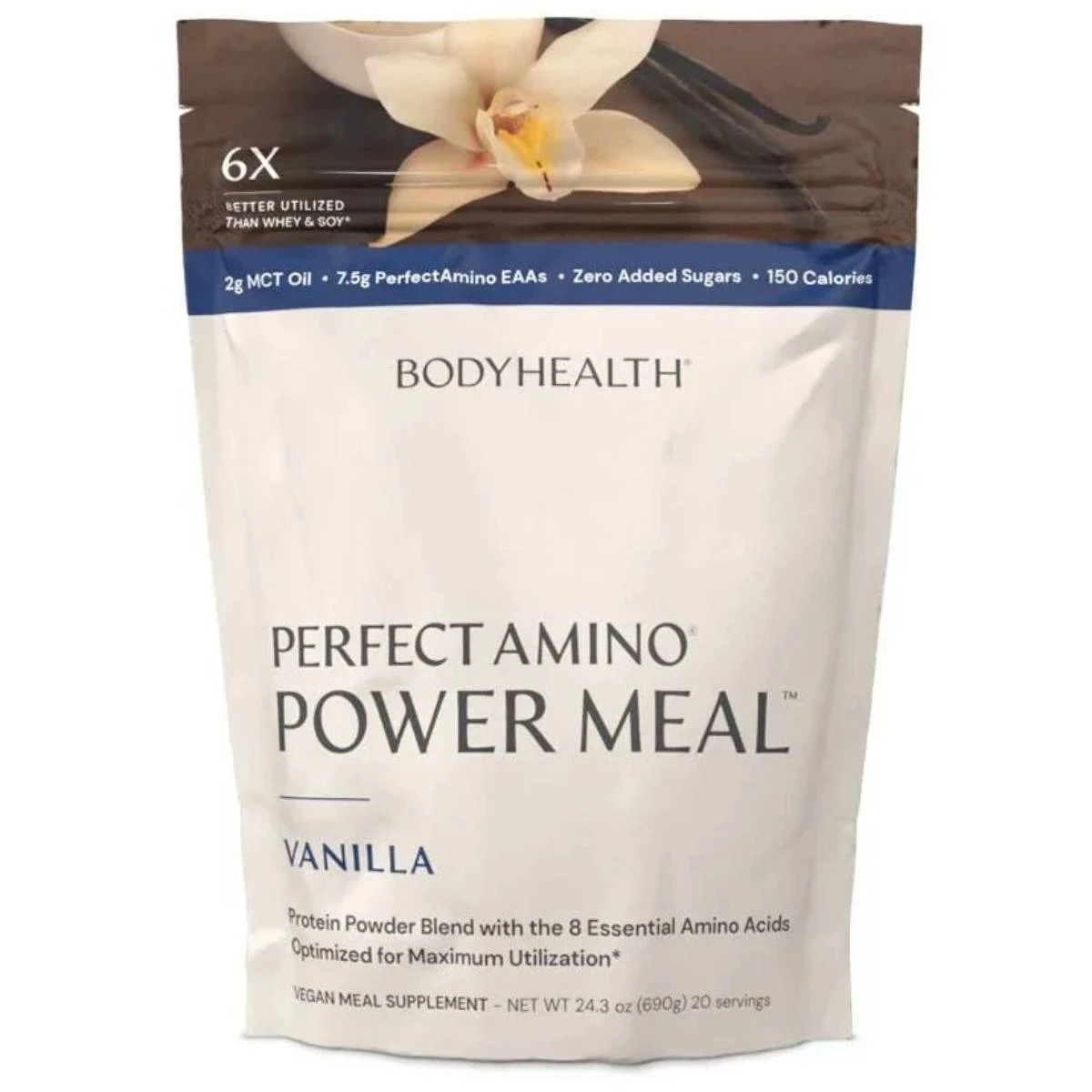 BodyHealth PerfectAmino Power Meal, Vanilla - 690 Grams