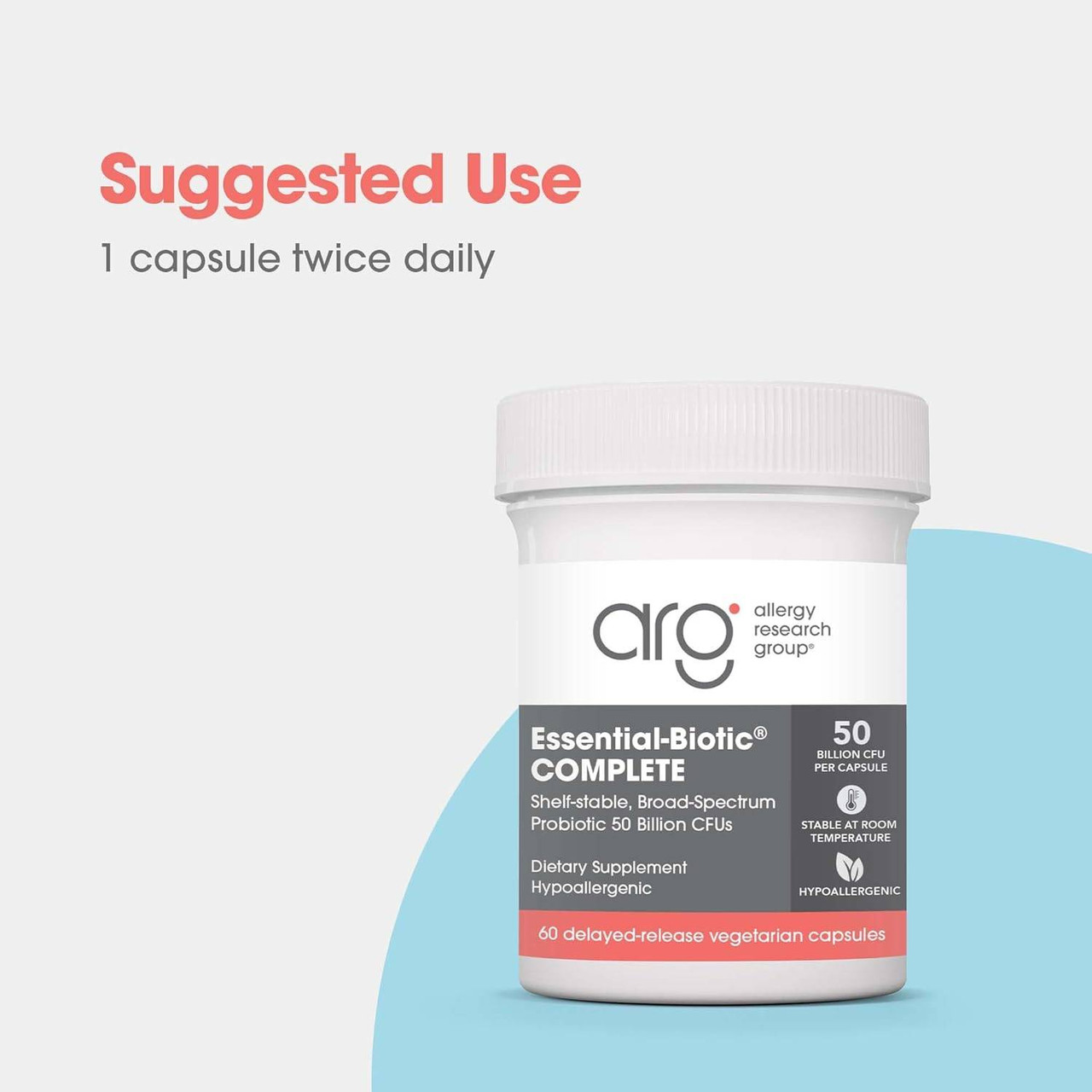 Allergy Research Group Essential-Biotic Complete - 60 capsules