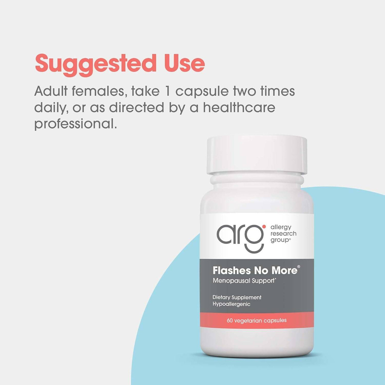 Allergy Research Group Flashes No More - 60 capsules