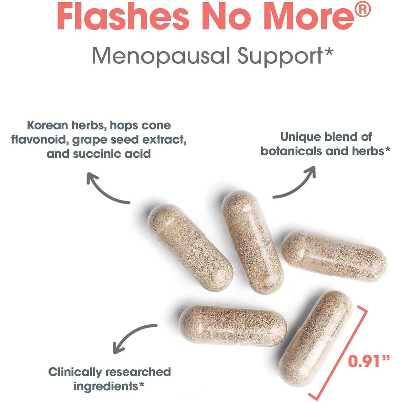 Allergy Research Group Flashes No More - 60 capsules