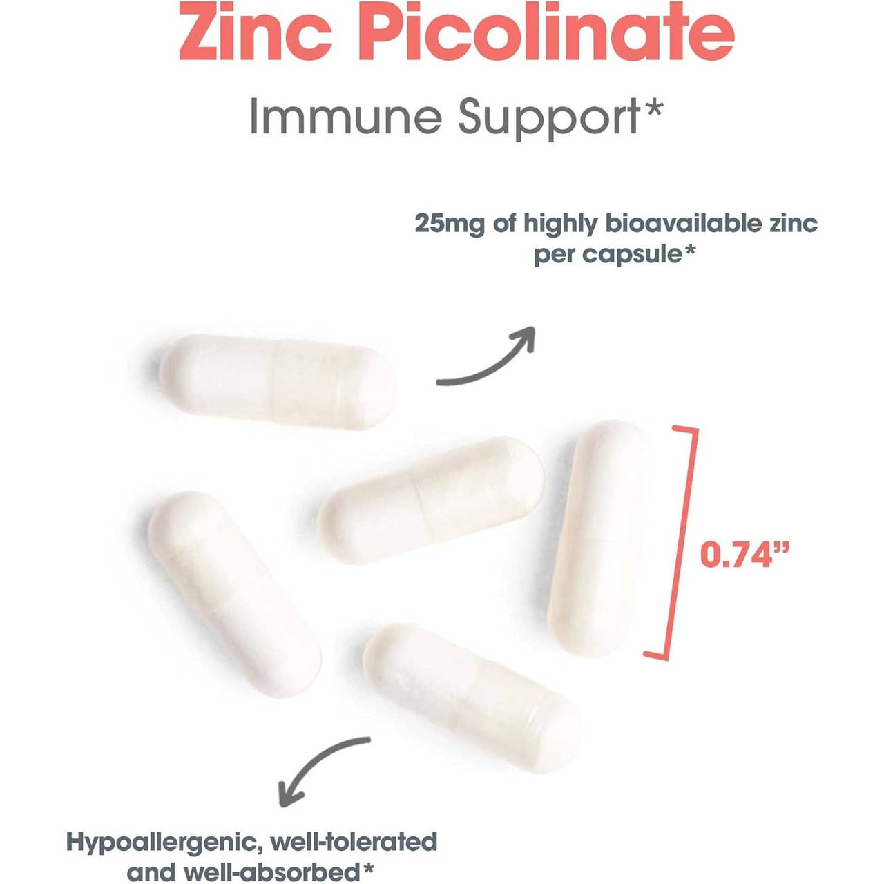 Allergy Research Group Zinc Picolinate - 60 capsules