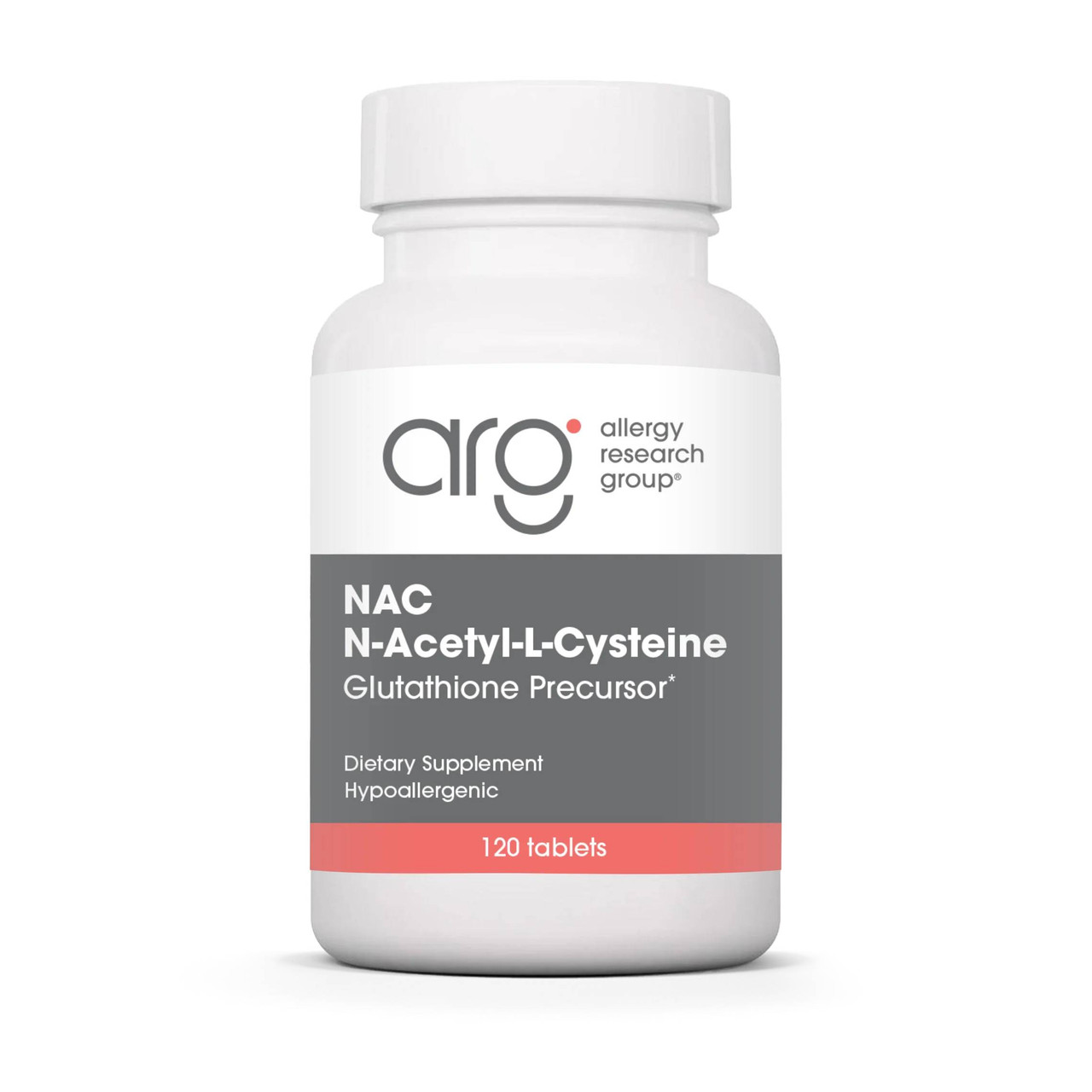 Allergy Research Group N-Acetyl-L-Cysteine (NAC) - 120 tablets ARGP13703 40.99